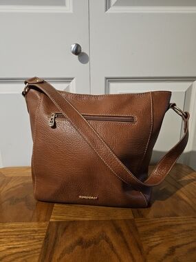 Brown Leather Montana West Crossbody Shoulder Bag
